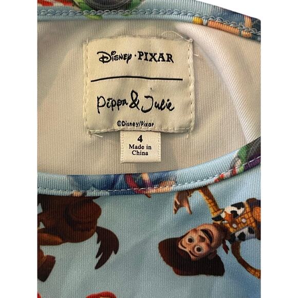 Disney Pixar Pippa & Julie Toy Story Blue Dress Sz 4T - Picture 8 of 8